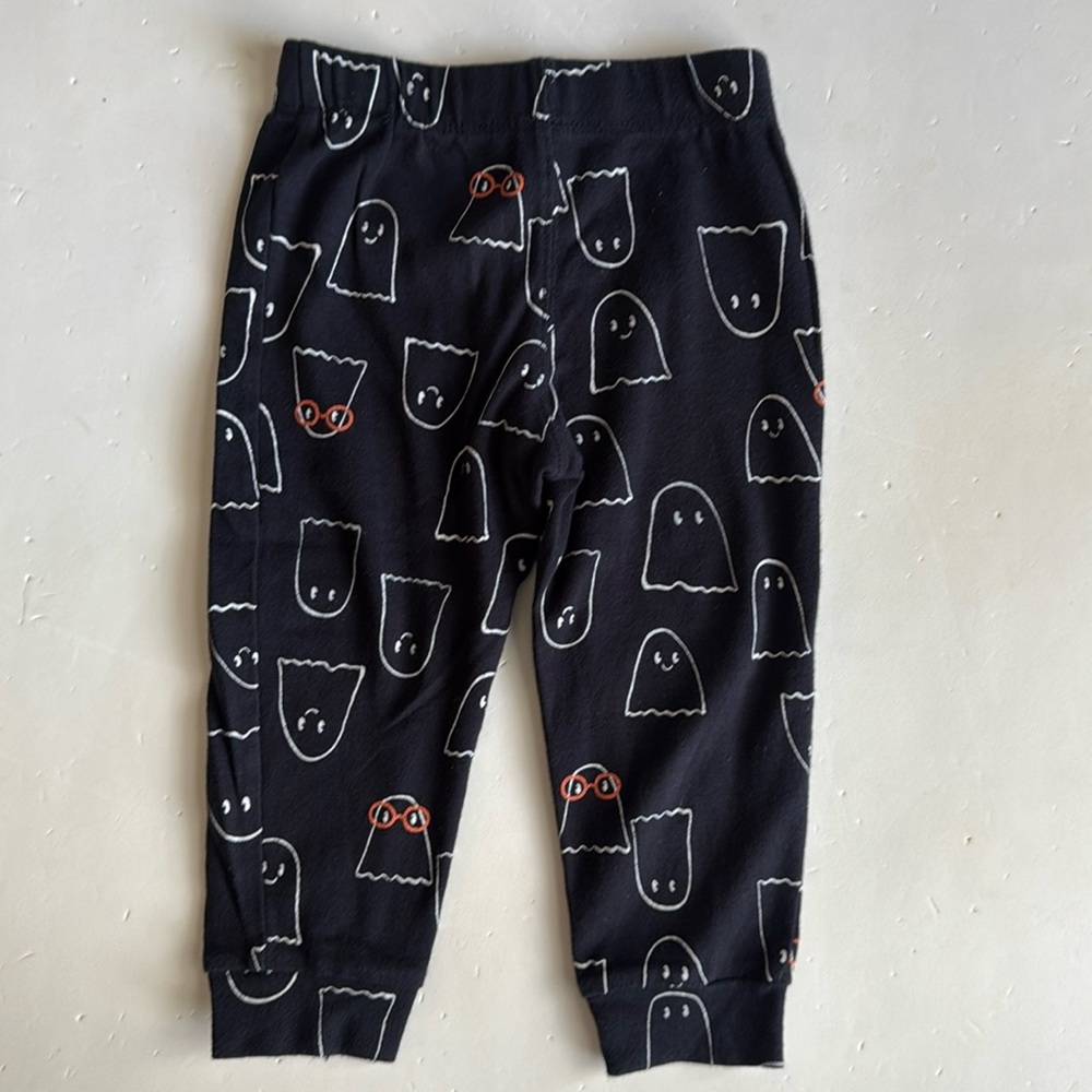 Carter's “Little Boo” Halloween Shirt & Black Ghost Pants 24 Months - Picture 3 of 9
